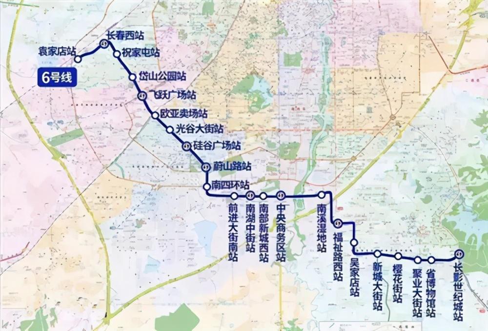 地铁6号线最新线路图,地铁6号线最新版线路图