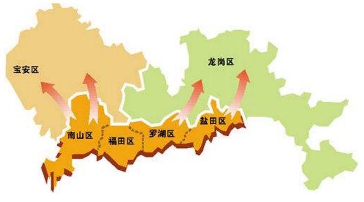 最新深圳区域划分图,权威发布：深圳区域最新版划分图震撼出炉