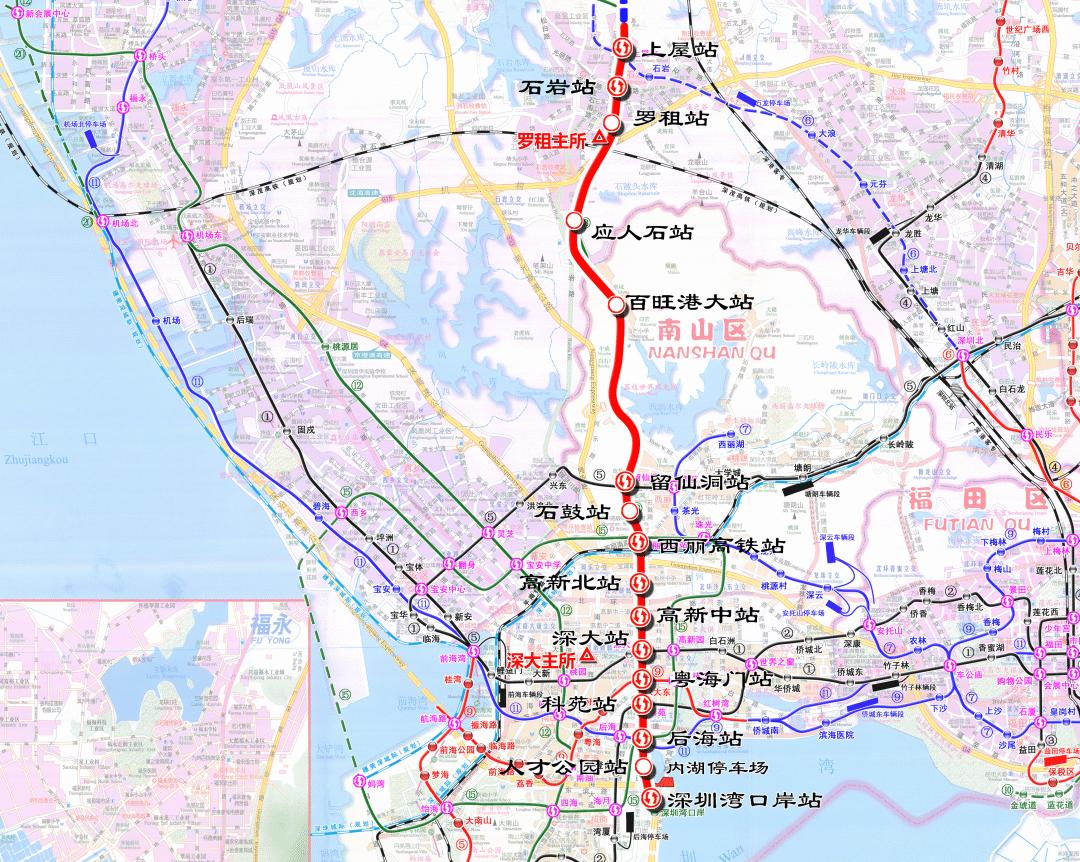 深圳地铁线线路图 最新,最新出炉的深圳地铁线路图，全方位展现城市交通脉络。