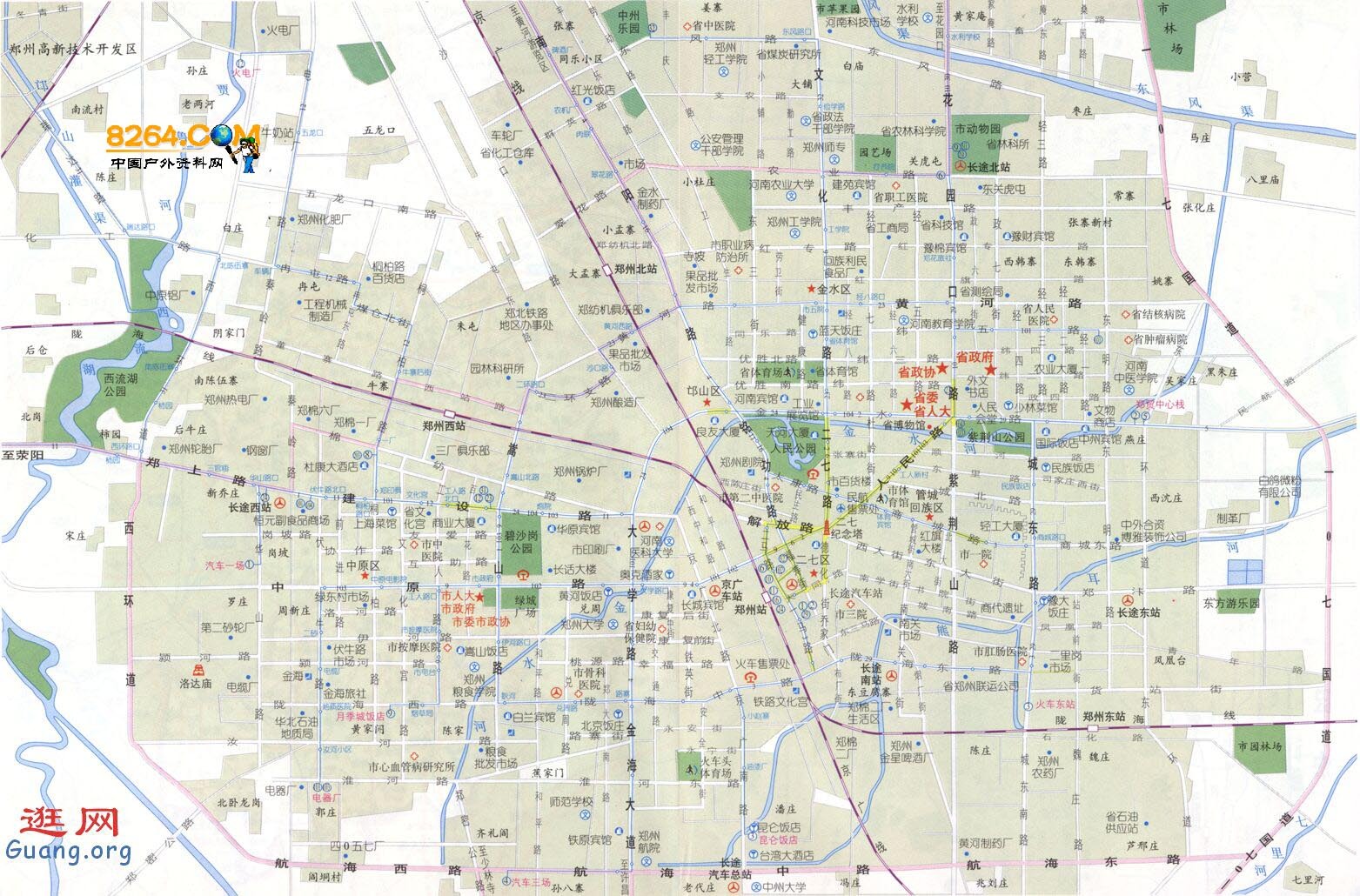 郑州市区地图最新版,郑州市区地图全新修订版新鲜出炉！