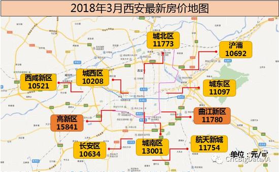 最新的西安地图,前沿版西安全景图全新出炉。