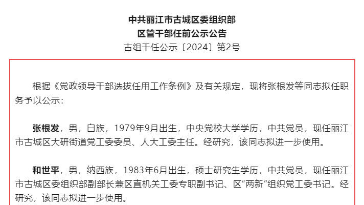 揭秘丽江最新干部任免动向，探寻权力更迭背后的故事