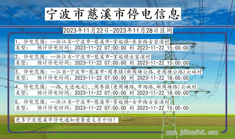 慈溪电网最新停电信息,“慈溪电力停电最新动态”