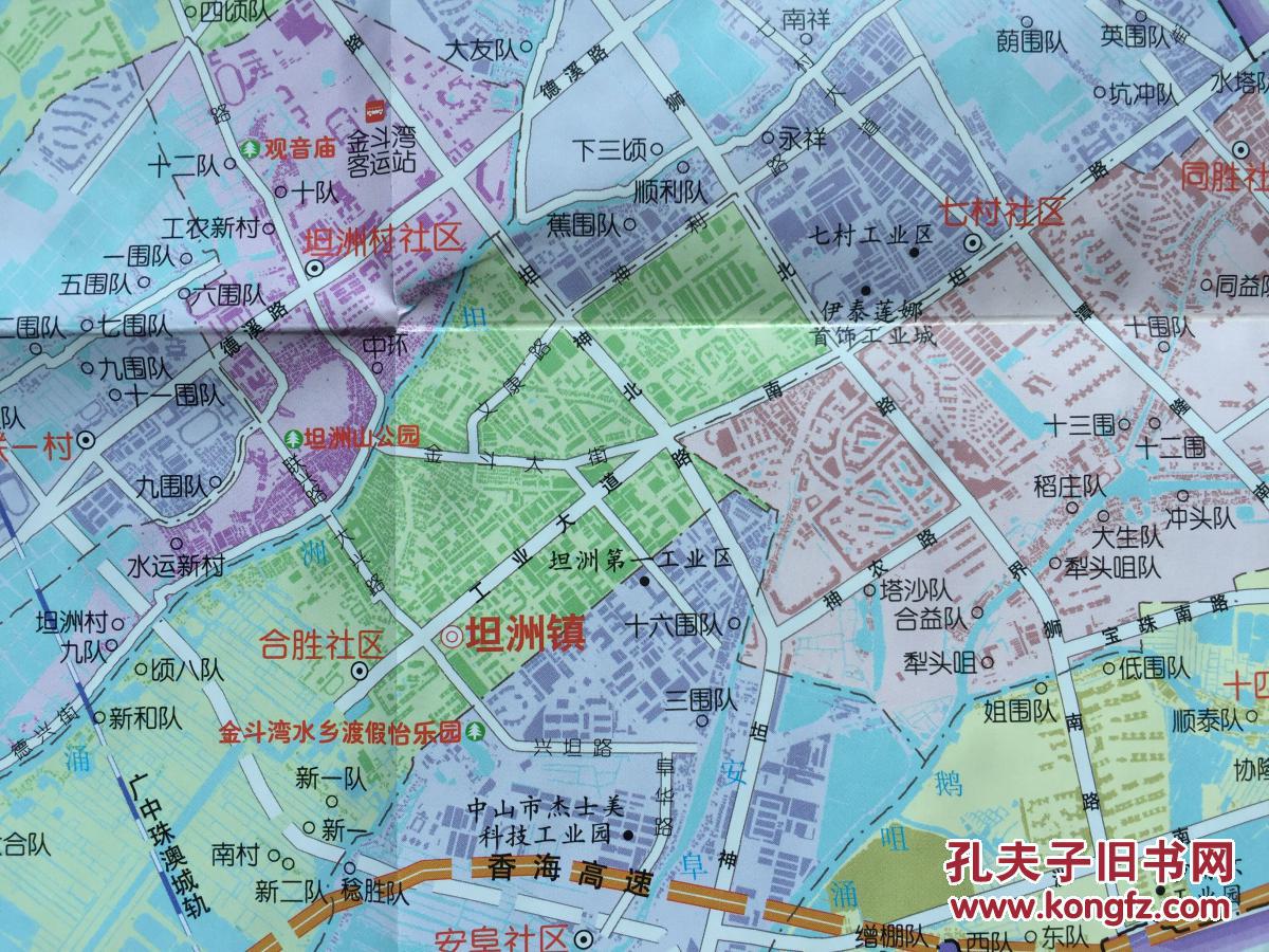 坦洲镇最新地图,坦洲镇最新版图