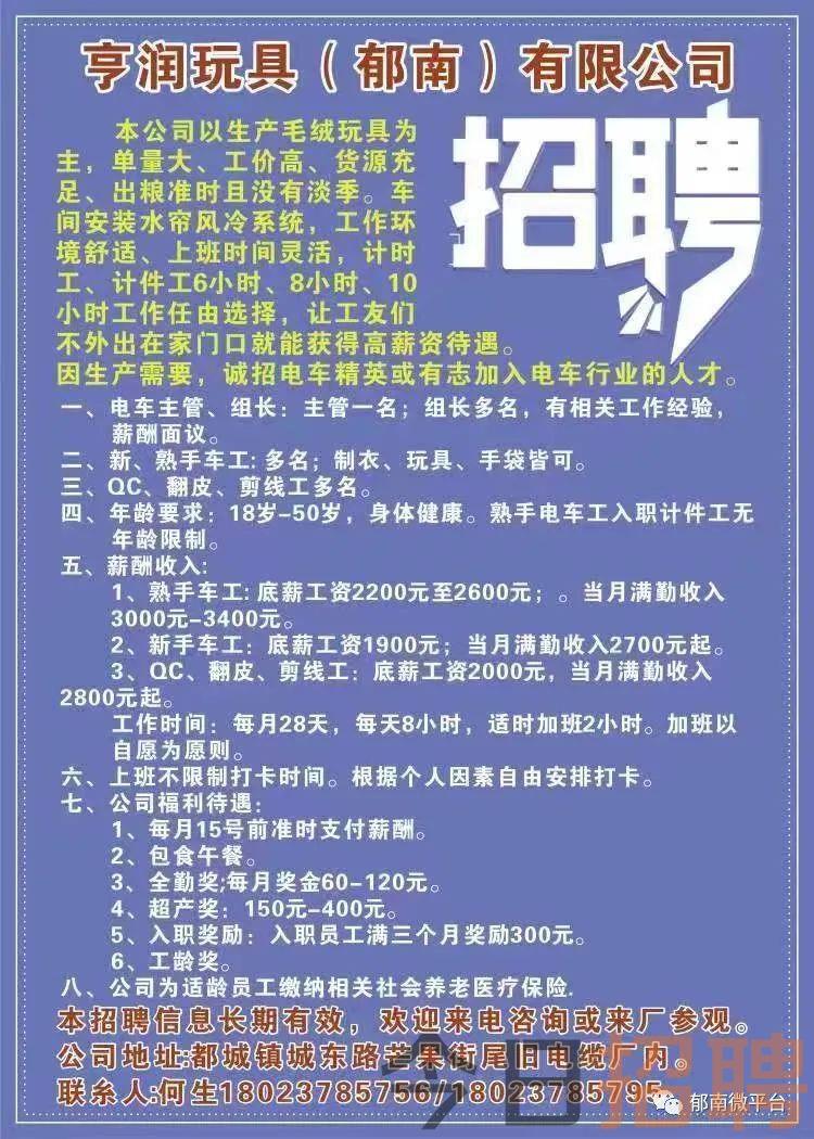 雷甸最新招工,雷甸招聘信息发布