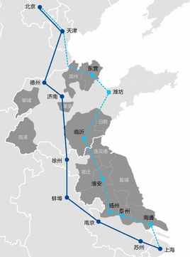 最新京沪高铁线路图(京沪高铁最新版线路图揭晓)